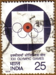 Stamps : Asia : India :  XXI JUEGOS OLIMPICOS