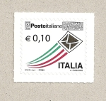 Sellos de Europa - Italia -  bandera italiana esquemática