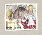Sellos de Europa - Italia -  Papa Celestino V