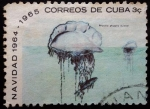 Stamps Cuba -  Physalia physalis / Carabela portuguesa
