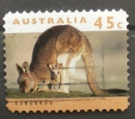 Sellos de Oceania - Australia -  kanguro