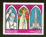 Stamps Paraguay -  VISITA DE SU SANTIDAD EL PAPA PAULO VI A FATIMA