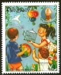 Stamps Paraguay -  FELIZ NAVIDAD Y AÑO NUEVO - S.S JUAN PABLO II