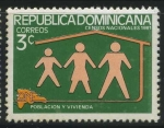 Sellos del Mundo : America : Rep_Dominicana : Scott 850 - Censos Nacionales - Población y Vivienda