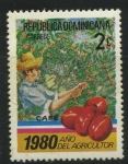 Stamps Dominican Republic -  Scott 826 - Año del Agricultor - Café