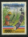 Sellos de America - Rep Dominicana -  Scott 828 - Año del Agricultor - Caña