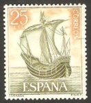 Sellos de Europa - Espaa -   1600 - homenaje a la marina española, carraca