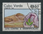 Stamps Africa - Cape Verde -  Scott 428 - Lucha contra Desertificacion