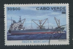Stamps Africa - Cape Verde -  Scott 427 - Flota Mercante (Santiago)