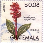 Stamps : America : Guatemala :  Orquídeas