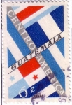 Sellos de America - Guatemala -  Banderas de los Estados Centroamericanos
