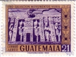 Stamps : America : Guatemala :  Templo de la Reina Nefertari, Abu Simbel