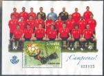 Sellos de Europa - Espa�a -  ESPAÑA 2008_4429.02 Selección española de fútbol. Campeona de Europa 2008