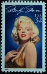 Stamps United States -  Marilyn Monroe