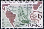 Stamps Spain -  2437  Correo de Indias