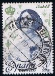 Stamps Spain -  2502  Isabel II