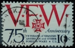 Stamps United States -  75º Aniversario de Veteranos de Guerra