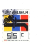 Sellos de America - Venezuela -  Nacionalizacion Petrolera