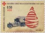 Stamps Ecuador -  100 años de la Cruz Roja