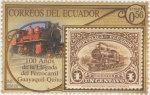 Sellos del Mundo : America : Ecuador : 100 años del ferrocarril Guayaquil Quito