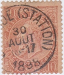 Stamps : Europe : Belgium :  King Leopold II