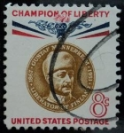 Stamps United States -  Carl Gustaf Emil Mannerheim (1867-1951)