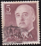 Stamps Spain -  general francisco franco