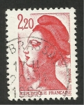 Sellos de Europa - Francia -  Pintura de Delacroix. Republique française