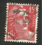 Stamps France -  Republique française. Marianne de Gandon
