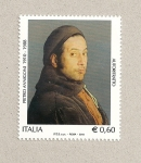 Stamps Italy -  Autoretrato de Annigoni
