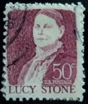 Stamps United States -  Lucy Stone (1818-1893)