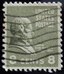 Stamps : America : United_States :  Martin Van Buren (1782-1862)