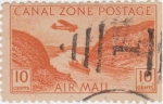 Stamps : America : Ecuador :  Canal Zone Postage 