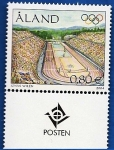 Stamps Finland -  ALAND Islands  -  Juegos Olímpicos 2004 - Estadio