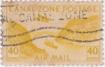 Stamps : America : United_States :  Canal Zone Postage 