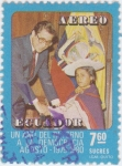 Stamps Ecuador -  Un año del retorno a la democracia Agosto 1979 - 1980