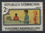 Sellos del Mundo : America : Rep_Dominicana : Scott 855 - Elecciones Nacionales 1982
