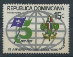 Sellos de America - Rep Dominicana -  Scott C360 - 75 Aniv. Escultismo Mundial