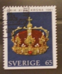 Stamps Sweden -  corona