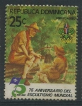 Sellos del Mundo : America : Rep_Dominicana : Scott C361 - 75 Aniv. Escultismo Mundial