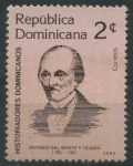 Sellos de America - Rep Dominicana -  Scott 881 - Historiadores Dominicanos
