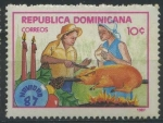 Stamps Dominican Republic -  Scott 1013 - Navidad 1987