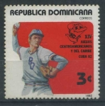 Sellos de America - Rep Dominicana -  Scott 866 - XIV Juegos Centroamericanos y del Caribe. Cuba 82