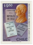 Stamps Chile -  Andres Bello