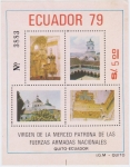 Stamps : America : Ecuador :  Virgen de la Merced Patrona de las Fuerzas Armadas Nacionales