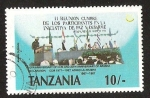 Stamps Tanzania -  II REUNION CUMBRE DE LOS PARTICIPANTES EN LA INICIATIVA DE PAZ Y DESARME