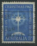 Sellos del Mundo : Oceania : Australia : Scott 380 - Navidad 1963