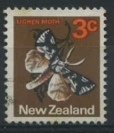Stamps New Zealand -  Scott 442 - Polilla liquen 