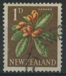 Sellos del Mundo : Oceania : Nueva_Zelanda : Scott 334 - Karaka