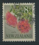 Sellos de Oceania - Nueva Zelanda -  Scott 341 - Rata flor